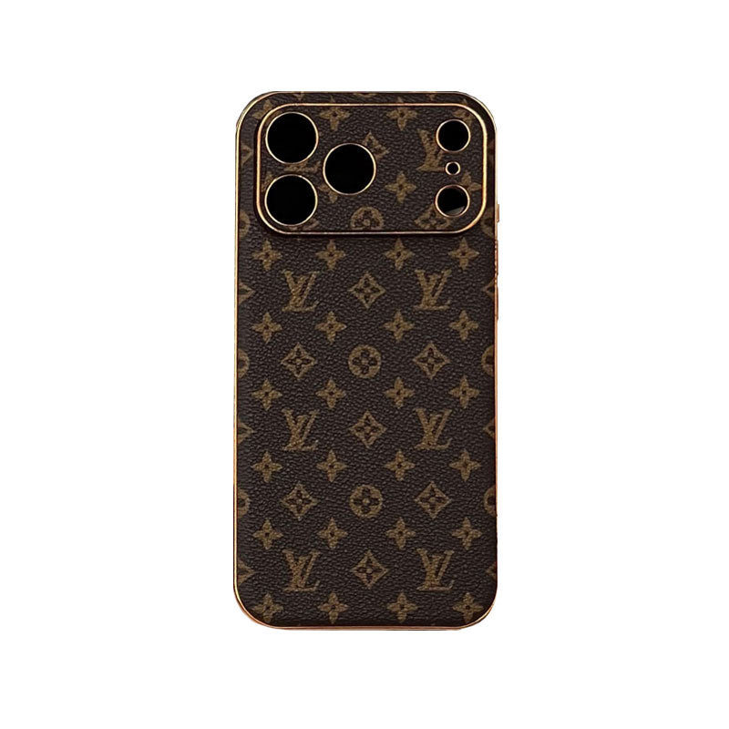 Premium Leather Monogram iPhone Case For iPhone 17 Series-CYLV020