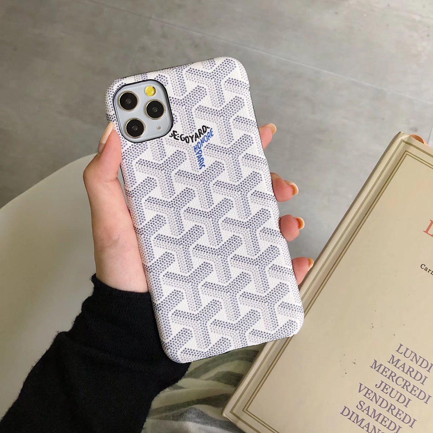 White GD iPhone Case-KP18888