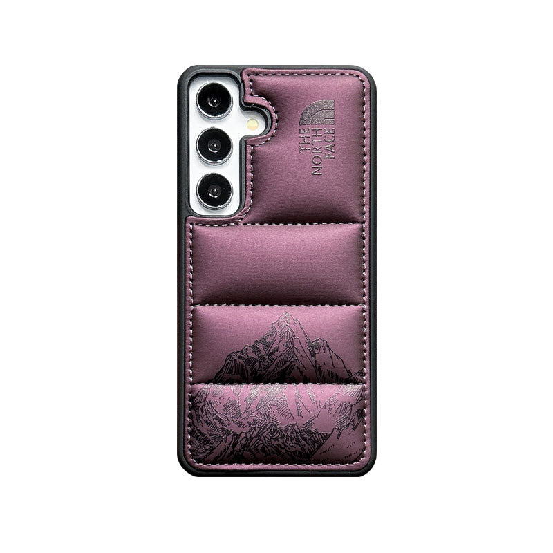 Snow Mountain Puffer TNF Samsung Galaxy S Series Case Gray -XSK251436