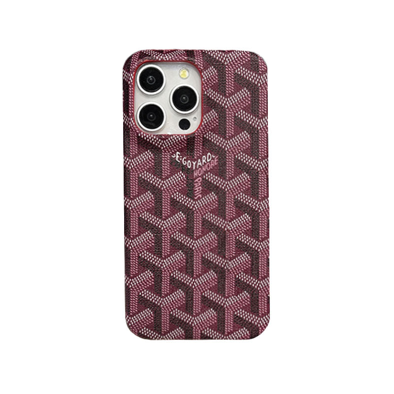 GD iPhone Case Red Leather-YBK241523