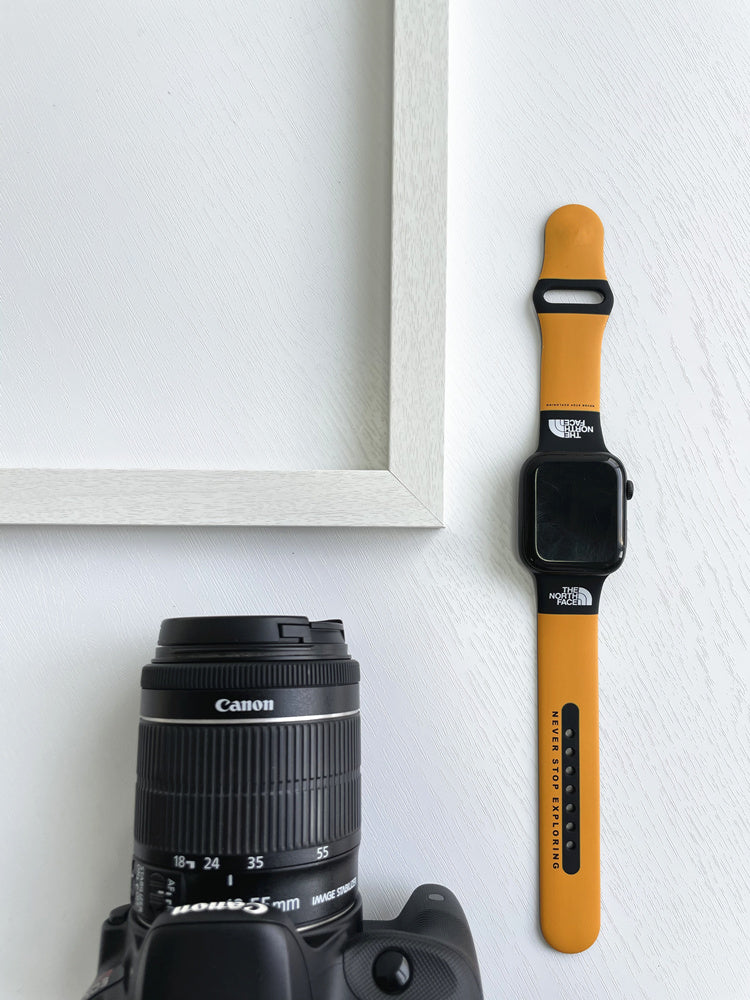Silica Gel TNF Apple Watch Band Yellow-BBD251428