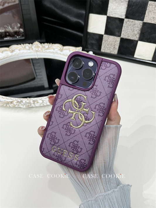 GS iPhone Case Silicone Purple-240325