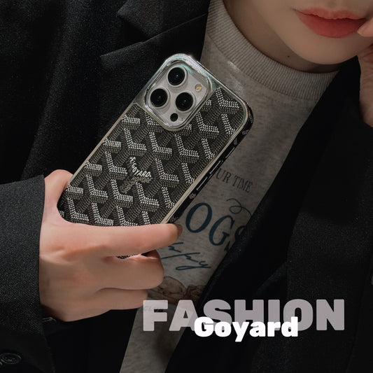 GD iPhone Case Leather Black-DDK240606