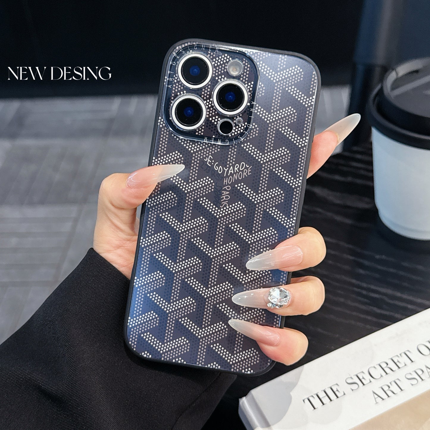 GD iPhone Case With Lens Protection Black-GTM250621