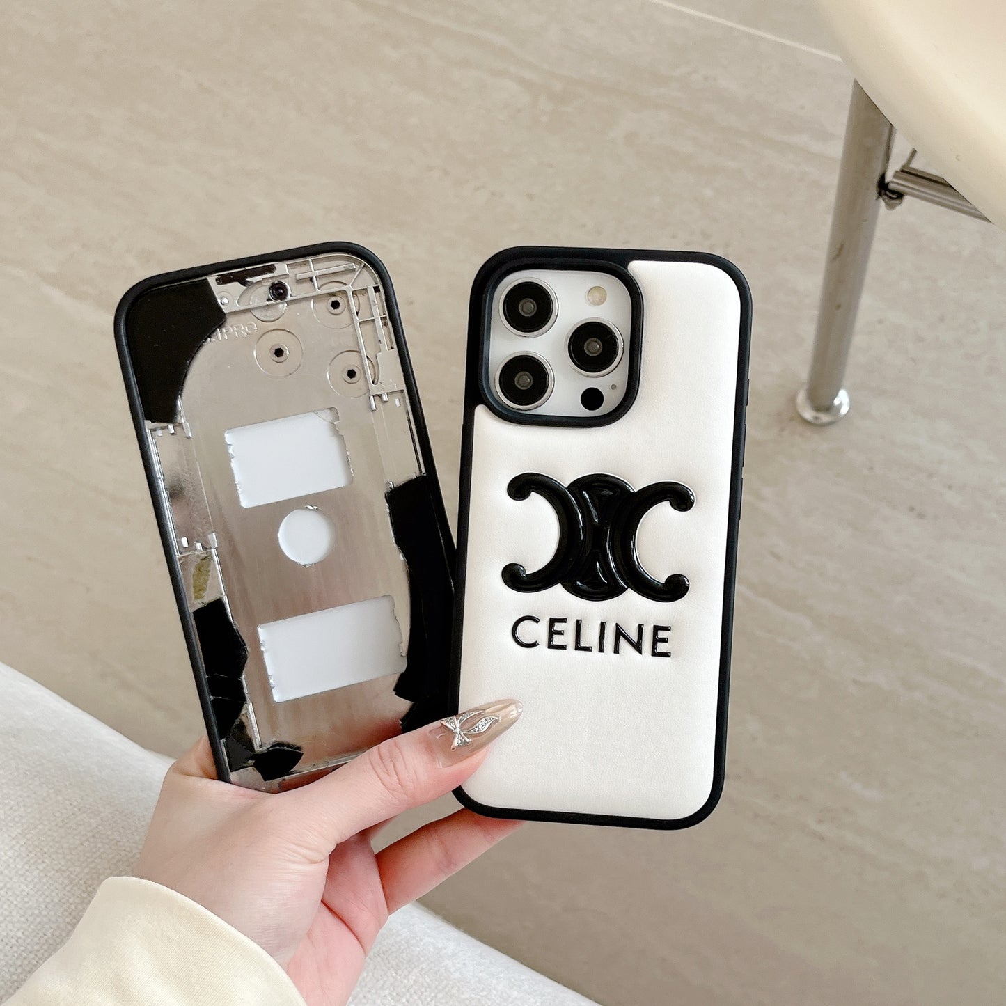 Puffer CL iPhone Case White-SLK251503