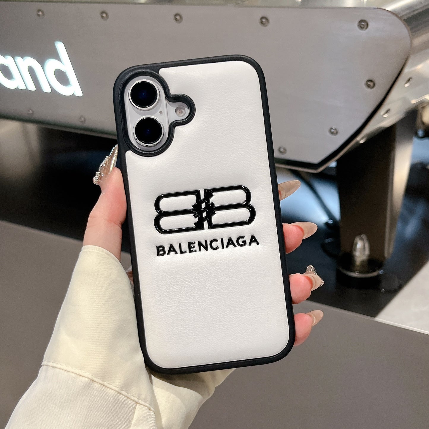 Puffer BA iPhone Case White-BLJ250623