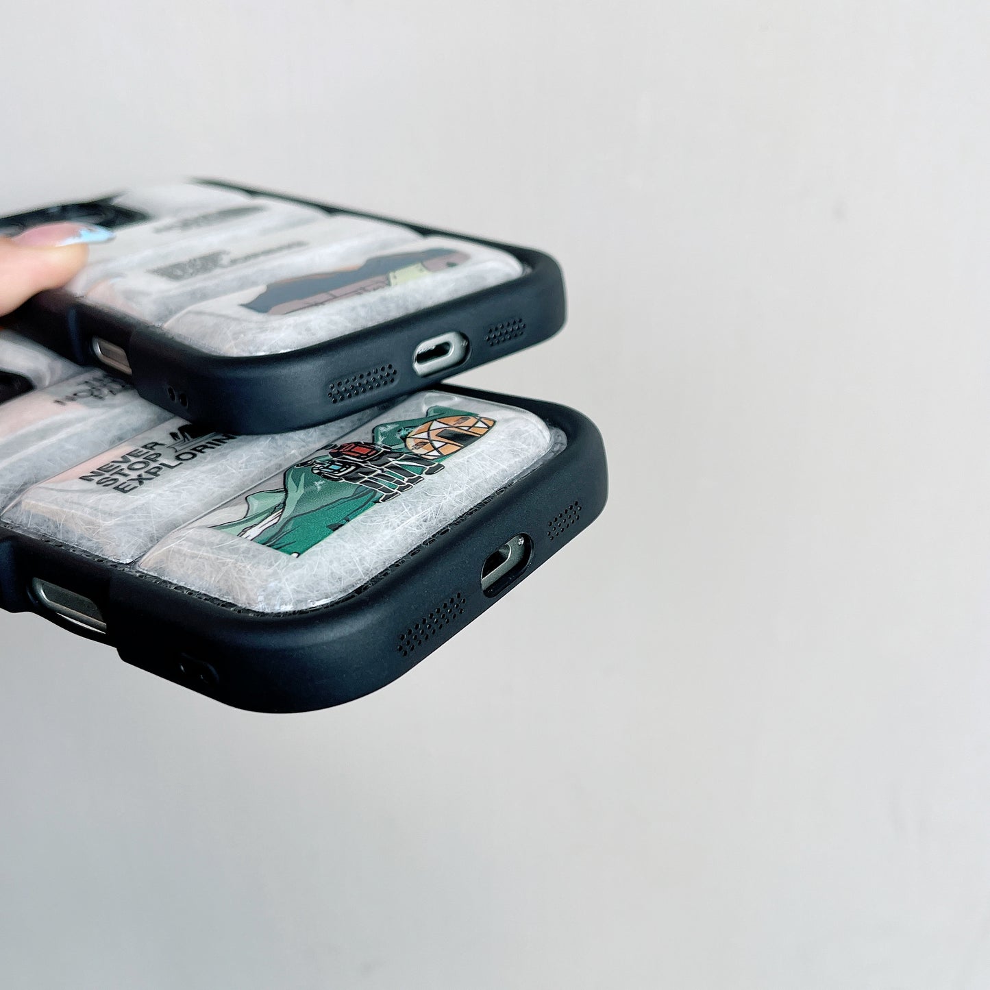 The NF iPhone Case Puffer Black-ZYR241102