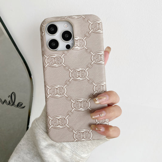 Leather H iPhone Case