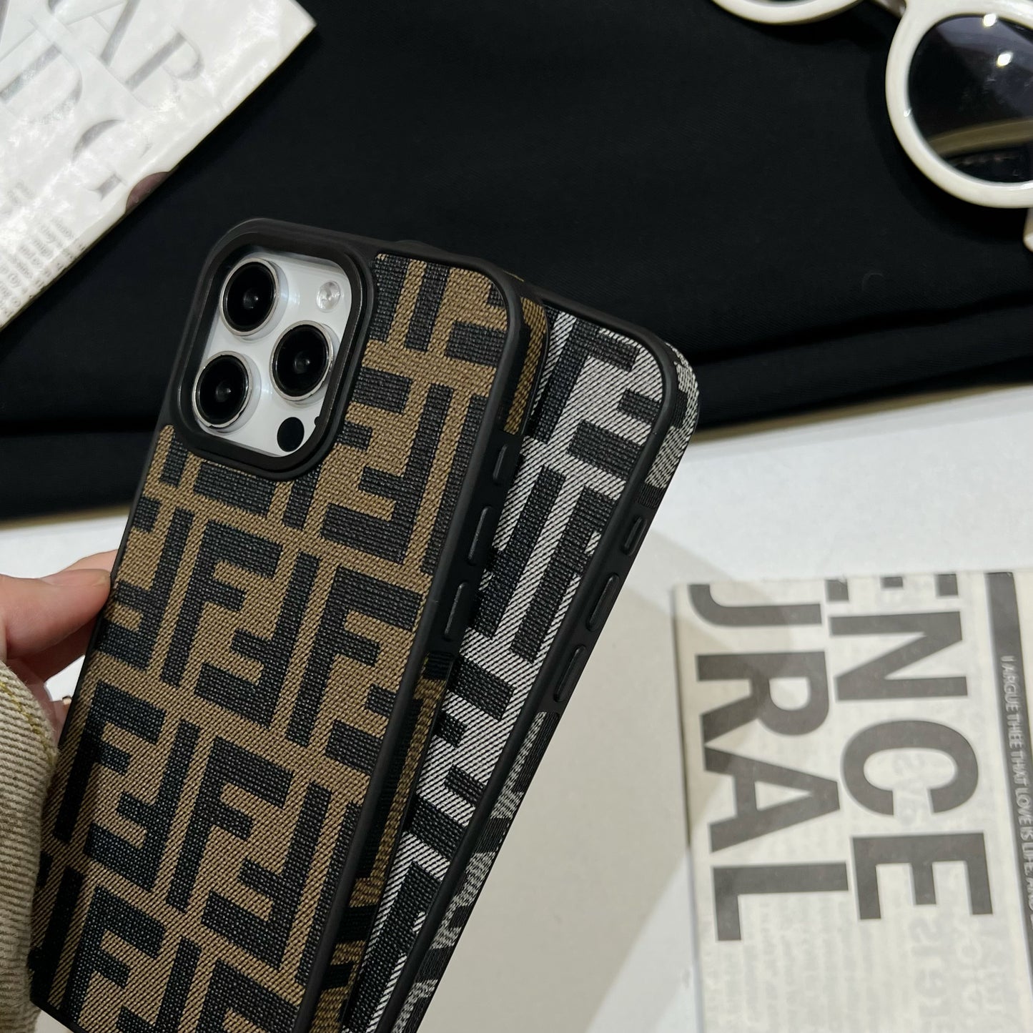 FD iPhone Case With Brown-FDY251825