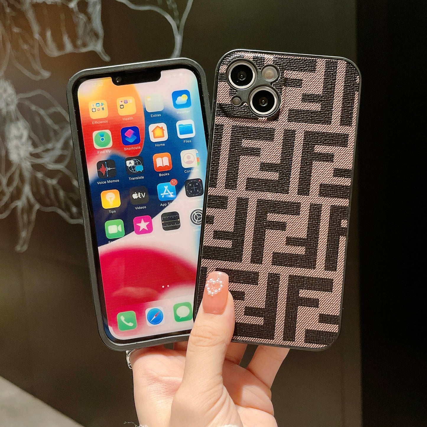 FD iPhone Case With Brown-QBK251025