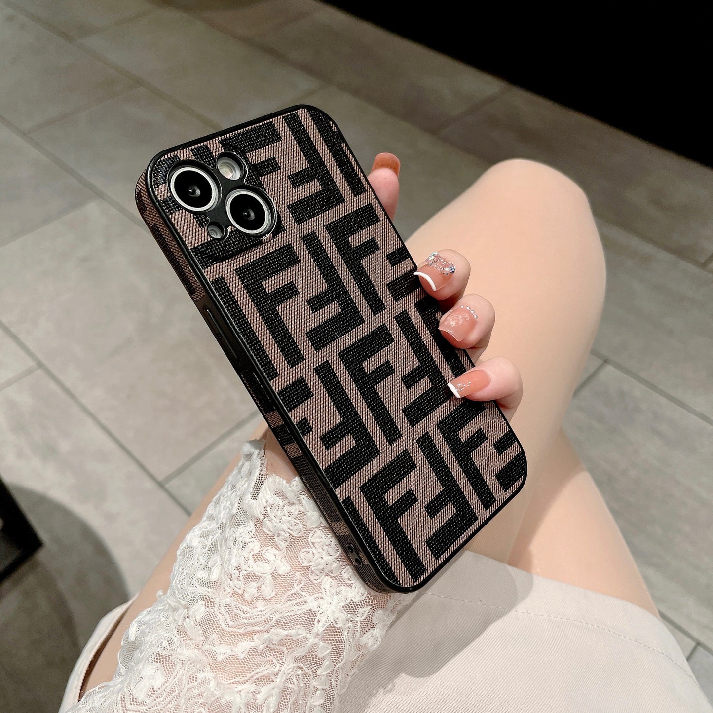FD iPhone Case With Brown-QBK251025