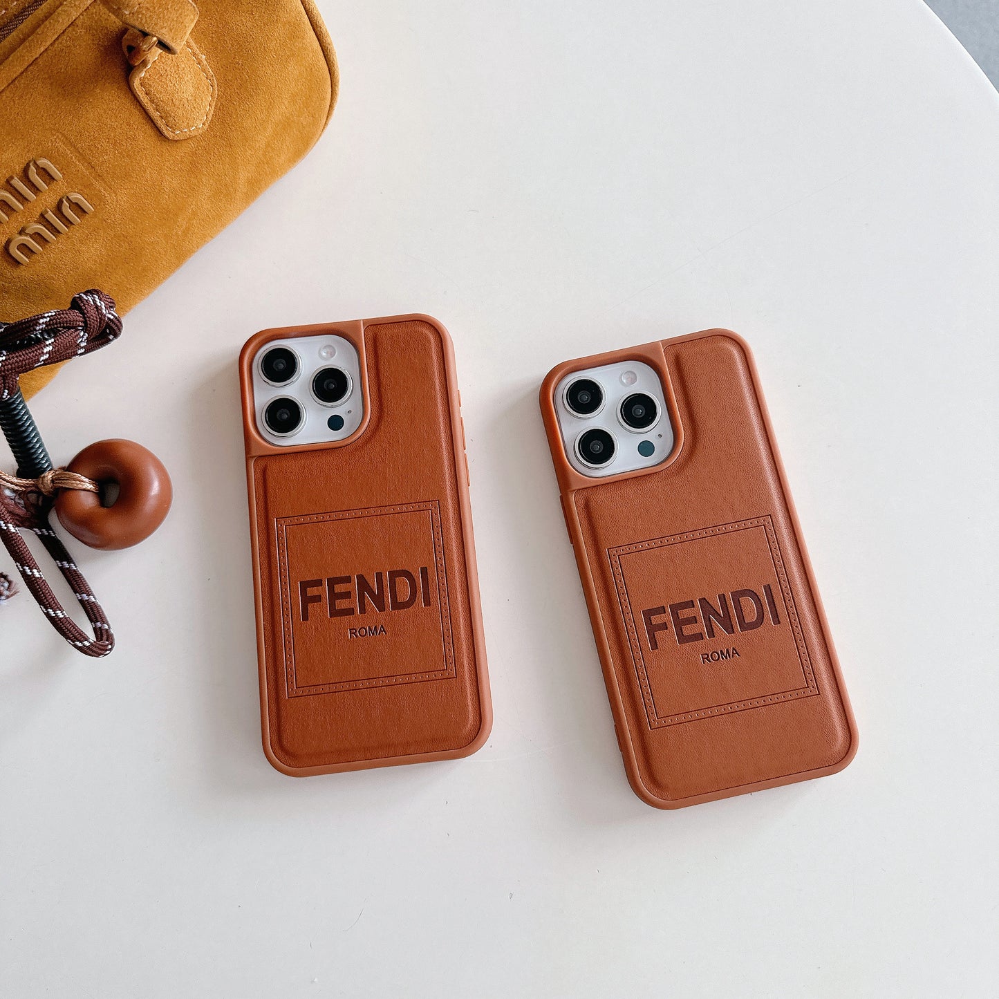 FD iPhone Case With Brown-FDK251628