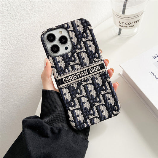 Fabric Art CD iPhone Case Black-YDL251023