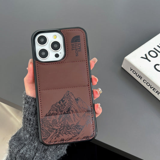 Snow Mountain The NF iPhone Case Brown-XSK241015