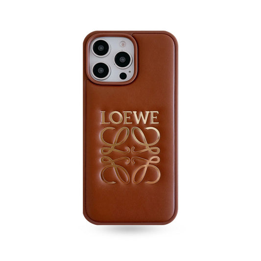 Leather LE iPhone Case Brown-JSP251510