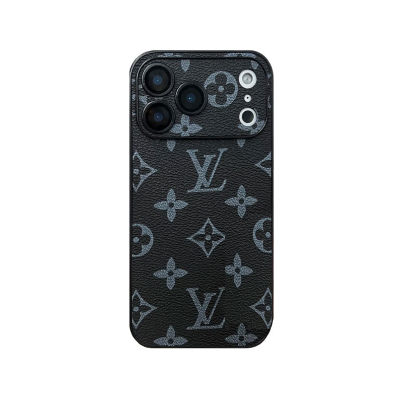 Classic Leather Monogram iPhone Case For iPhone 17 Series-CYLV015