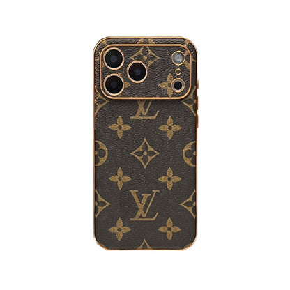 Premium Leather Monogram iPhone Case For iPhone 17 Series-CYLV020