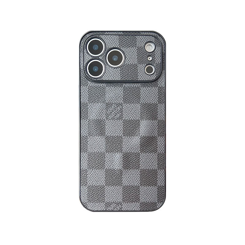 Premium Leather Monogram iPhone Case （Magsafe） For iPhone 17 Series-CYLV059