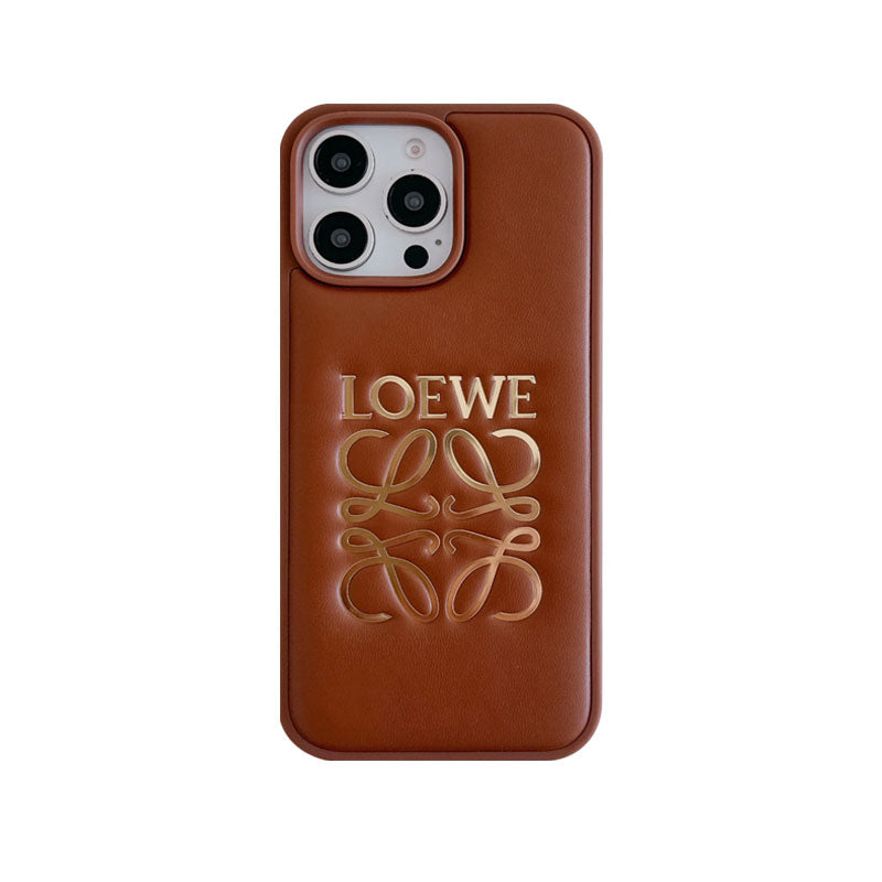 Leather LE iPhone Case Black-JSP251510