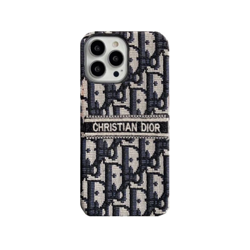 Fabric Art CD iPhone Case Black-YDL251023