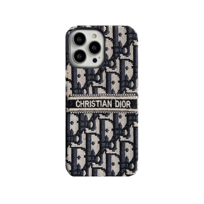 Fabric Art CD iPhone Case Black-YDL251023