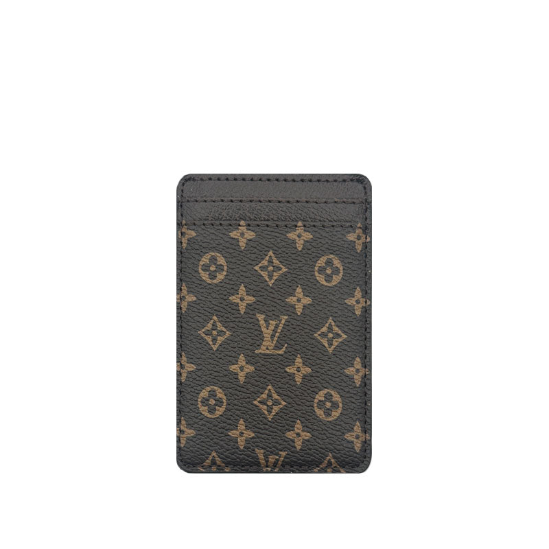 Leather Monogram Magnetic Wallet Big Printing-CYLV021