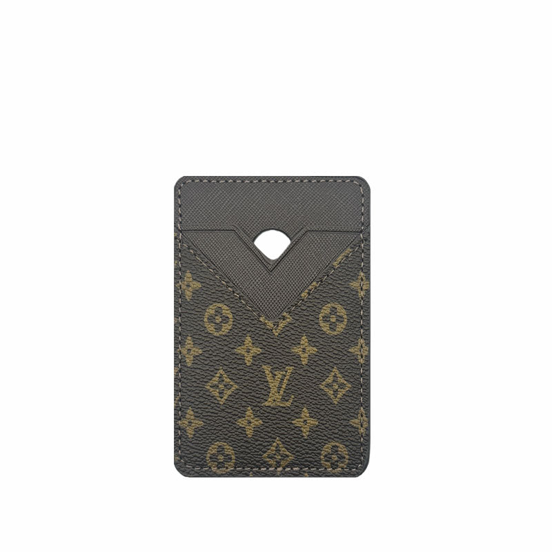 Stylish Leather Monogram Magnetic Wallet Big Printing-CYLV024