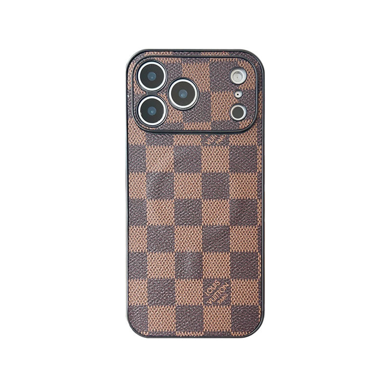 Premium Leather Monogram iPhone Case （Magsafe） For iPhone 17 Series-CYLV059