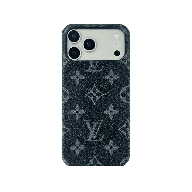 Premium Leather Monogram Magnetic iPhone Case（Compatible With Magsafe）For iPhone 17 Series-CYLV037