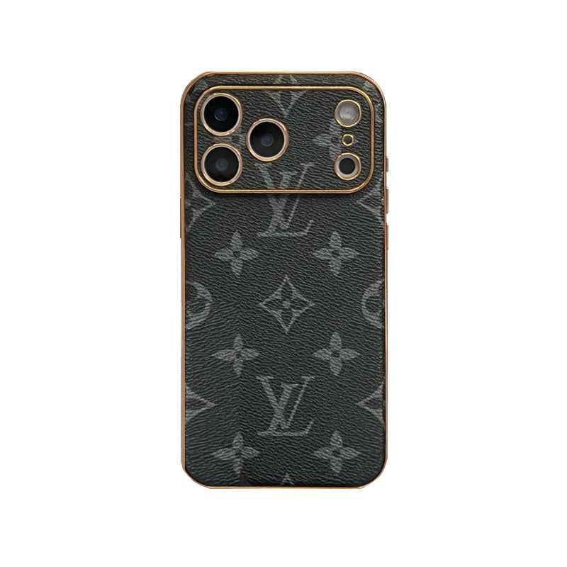 Premium Leather Monogram iPhone Case For iPhone 17 Series-CYLV020