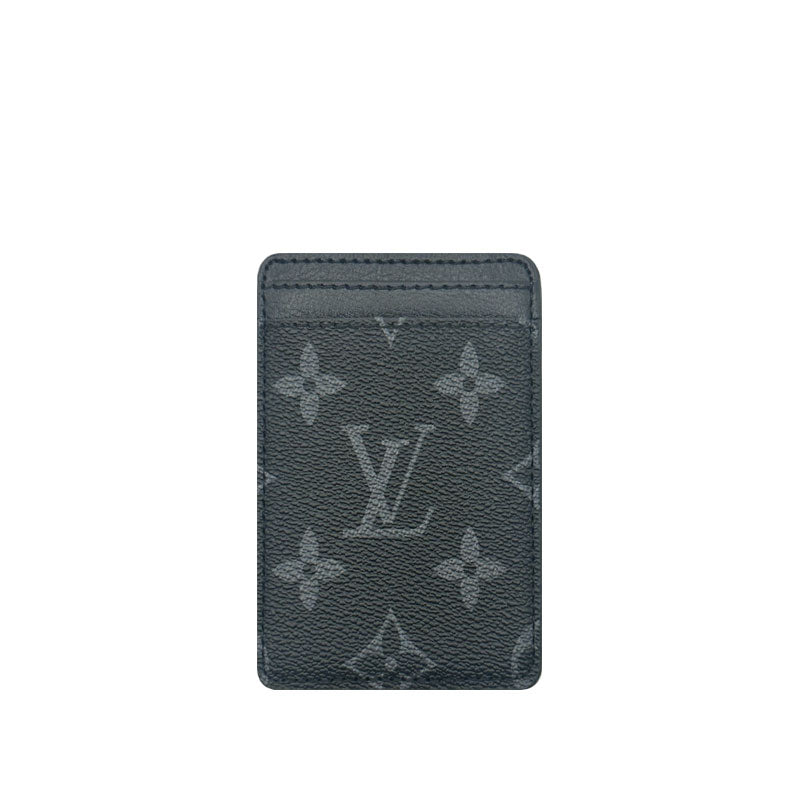 Leather Monogram Magnetic Wallet Big Printing-CYLV021