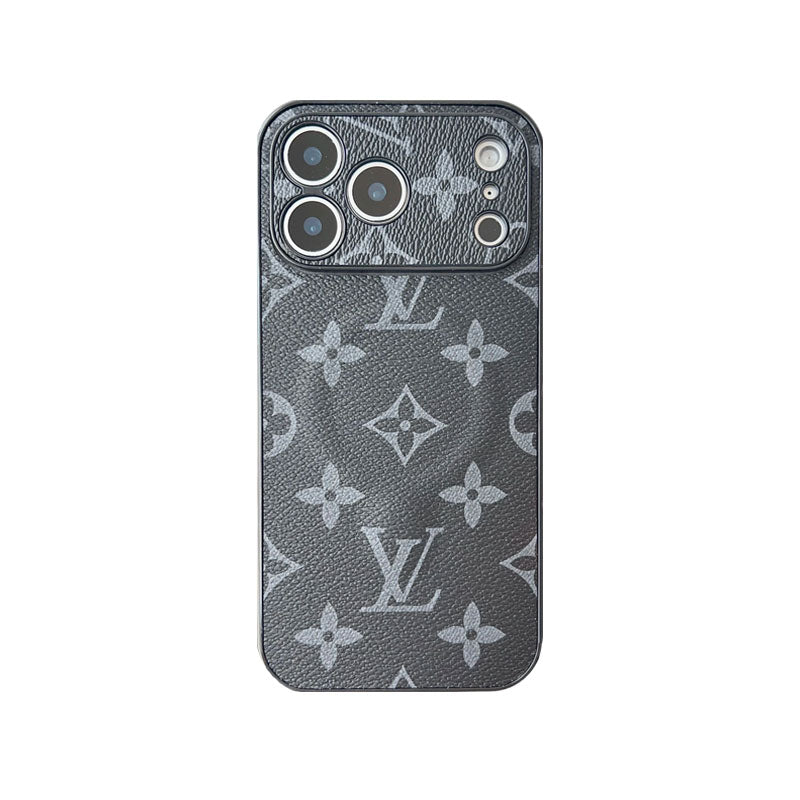 Premium Leather Monogram iPhone Case （Magsafe） For iPhone 17 Series-CYLV059