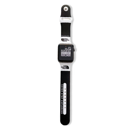 Silica Gel TNF Apple Watch Band Black-BBD251428