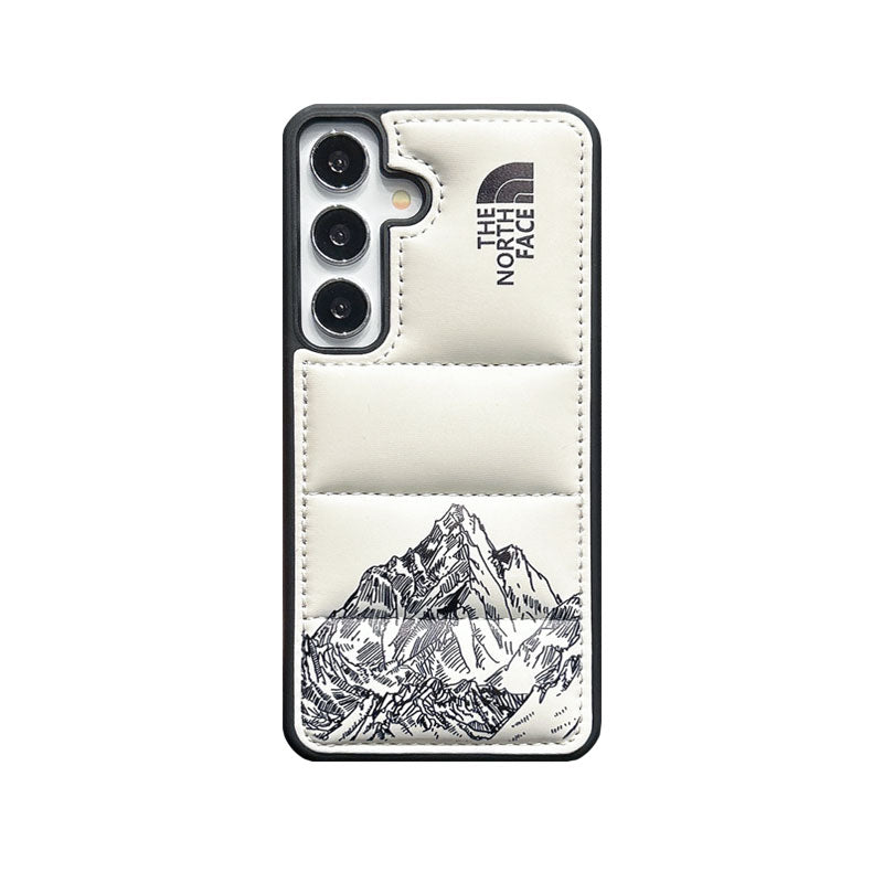 Snow Mountain Puffer TNF Samsung Galaxy S Series Case Gray -XSK251436