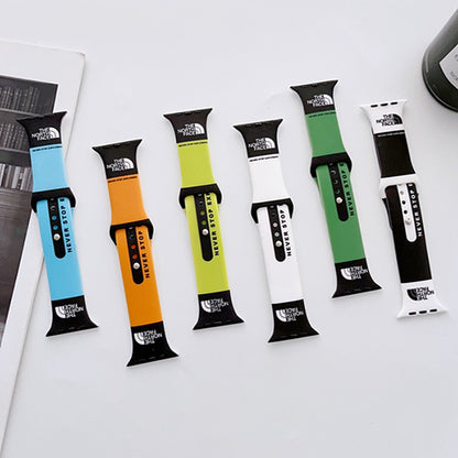 Silica Gel TNF Apple Watch Band Black-BBD251428
