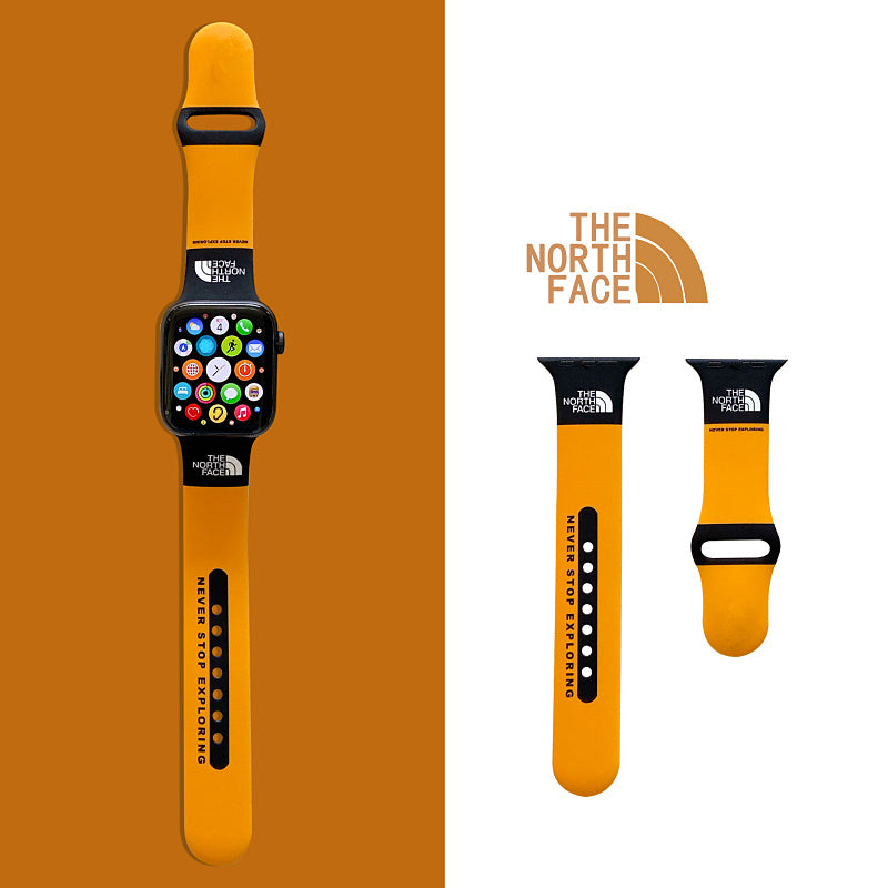 Silica Gel TNF Apple Watch Band Yellow-BBD251428