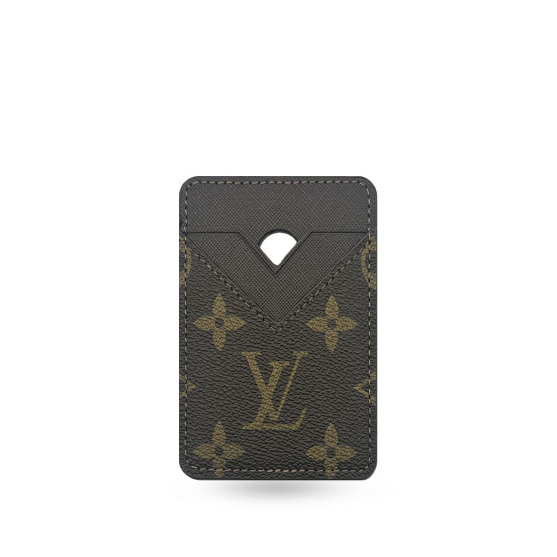 Stylish Leather Monogram Magnetic Wallet Big Printing-CYLV024