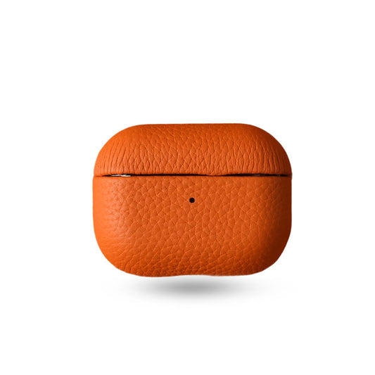 Pebbled Leather Airpods Cases