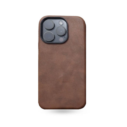MagSafe Cowhide Leather iPhone Case