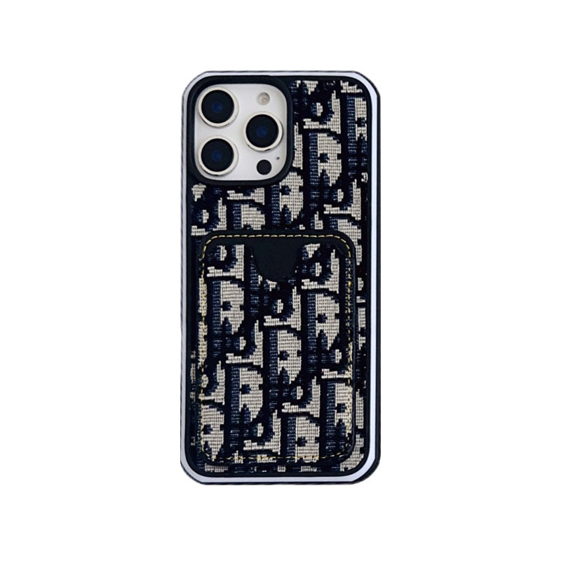 Fabrics CD iPhone Case With Card Holder -CFK251217