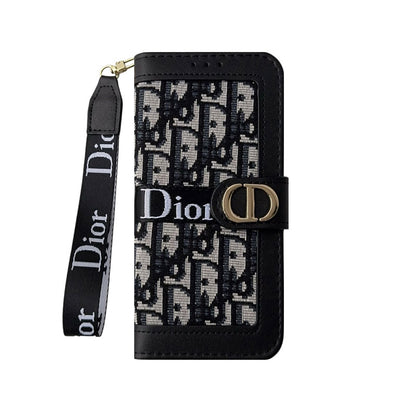 CD iPhone Case With Card Holder And Wrist Strap-CFW251104