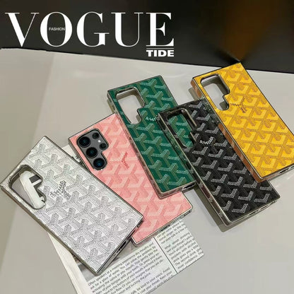 Luxury Leather GD Samsung Galaxy S Series Case Pink -SXK251625