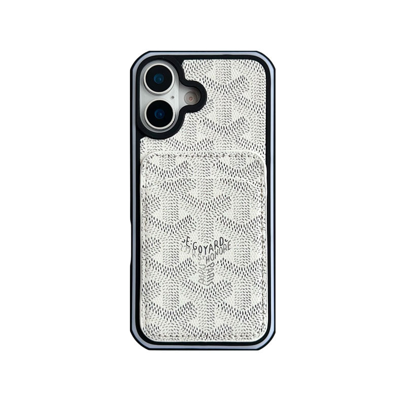 Leather GD iPhone Case With Card Holder -CFK251502