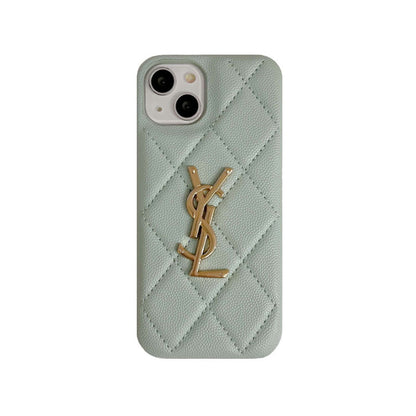Classic YL iPhone Case Leather Black-LXP241442