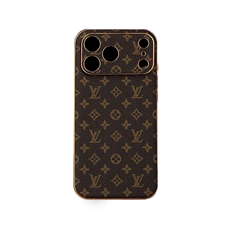 Luxury Leather  Monogram iPhone Case For iPhone 17 Series-SCK251013