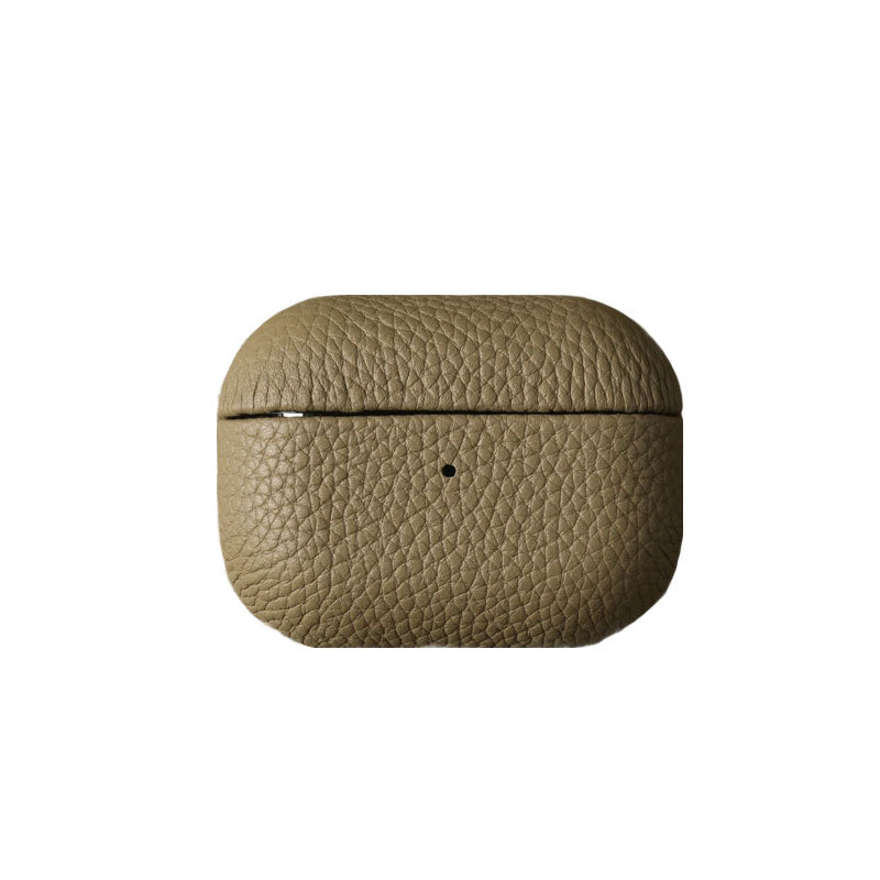 Pebbled Leather Airpods Cases
