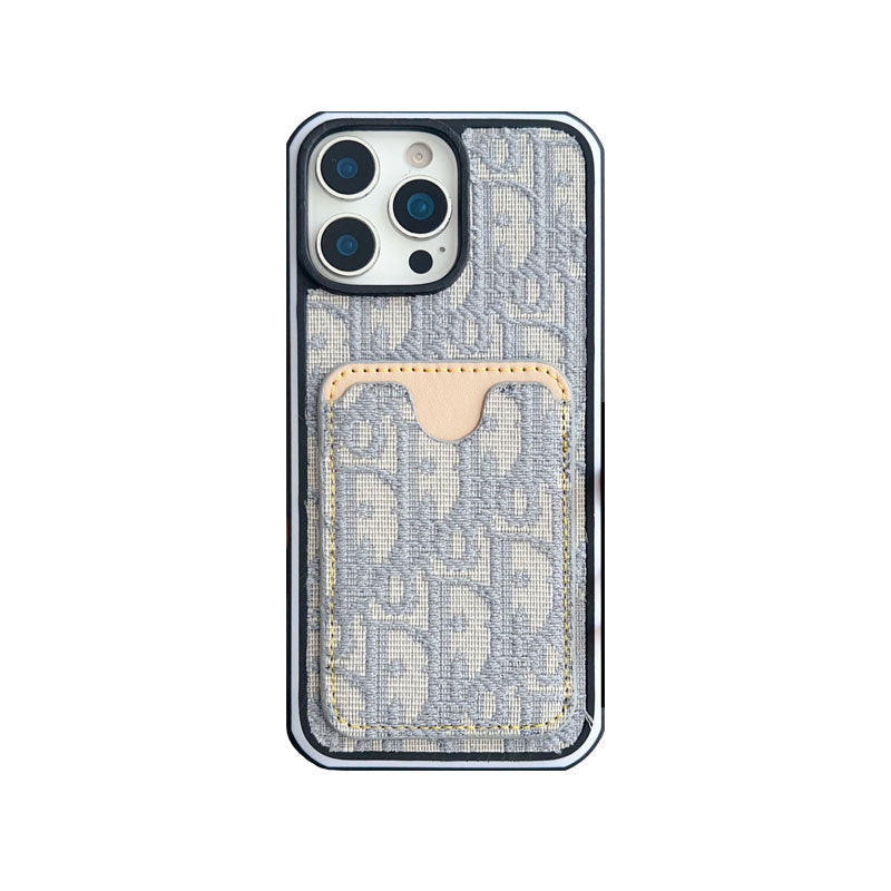 Fabrics CD iPhone Case With Card Holder -CFK251217