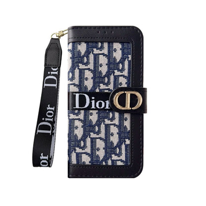 CD iPhone Case With Card Holder And Wrist Strap-CFW251104
