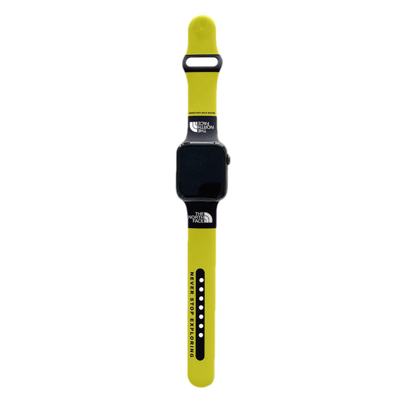 Silica Gel TNF Apple Watch Band Black-BBD251428