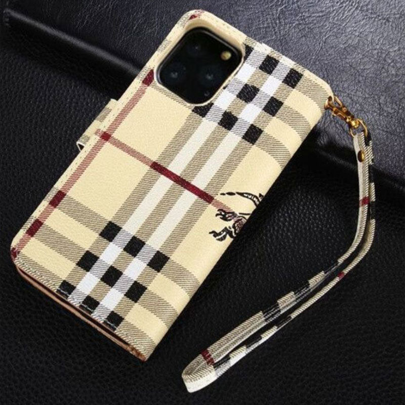 BB Holstered iPhone case With Card Holder And Strap Leather-STK241402
